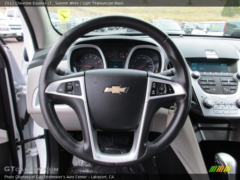 Summit White / Light Titanium/Jet Black 2011 Chevrolet Equinox LT
