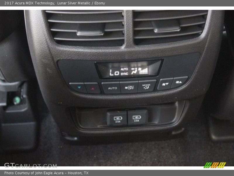 Lunar Silver Metallic / Ebony 2017 Acura MDX Technology