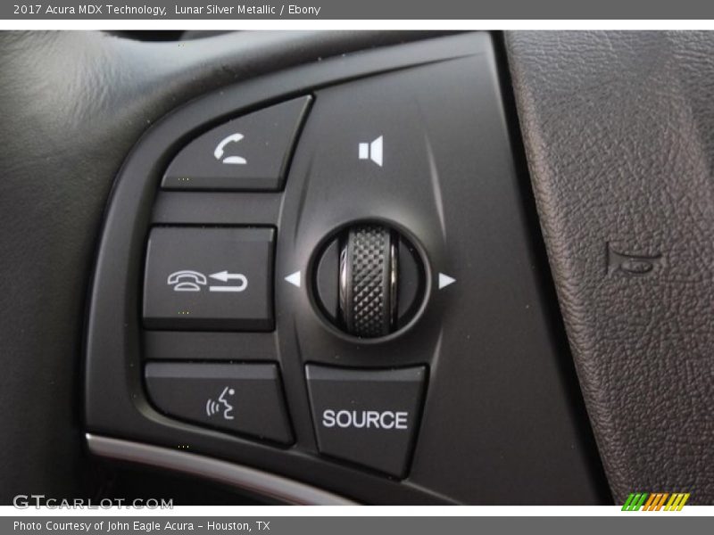 Lunar Silver Metallic / Ebony 2017 Acura MDX Technology