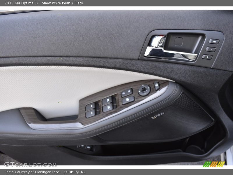 Snow White Pearl / Black 2013 Kia Optima SX