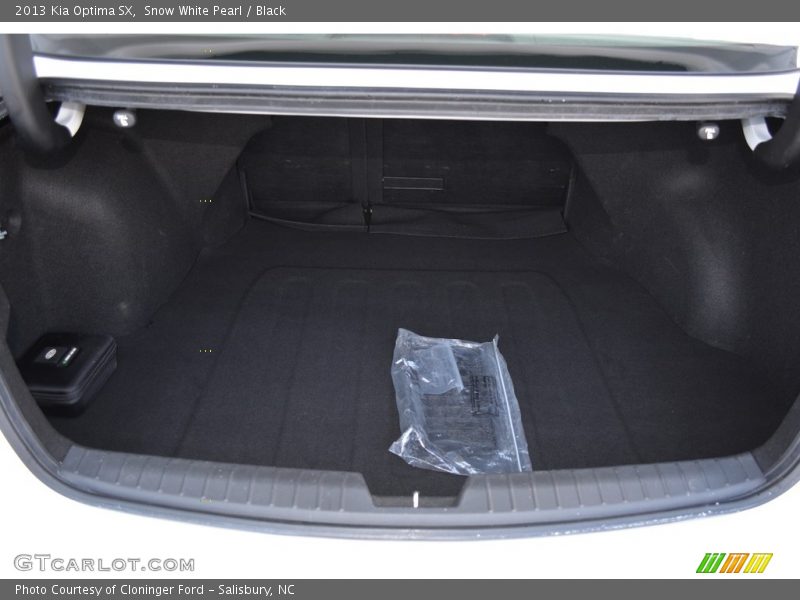 Snow White Pearl / Black 2013 Kia Optima SX