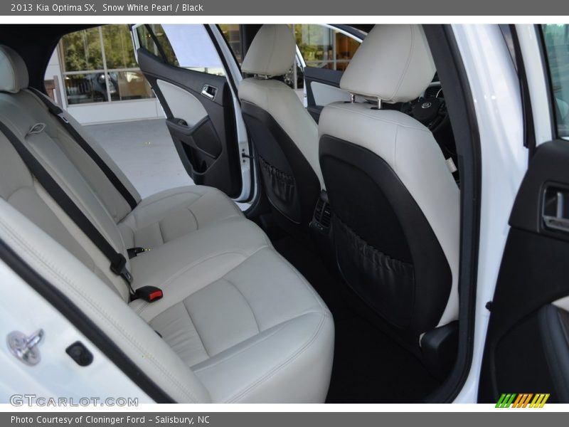 Snow White Pearl / Black 2013 Kia Optima SX
