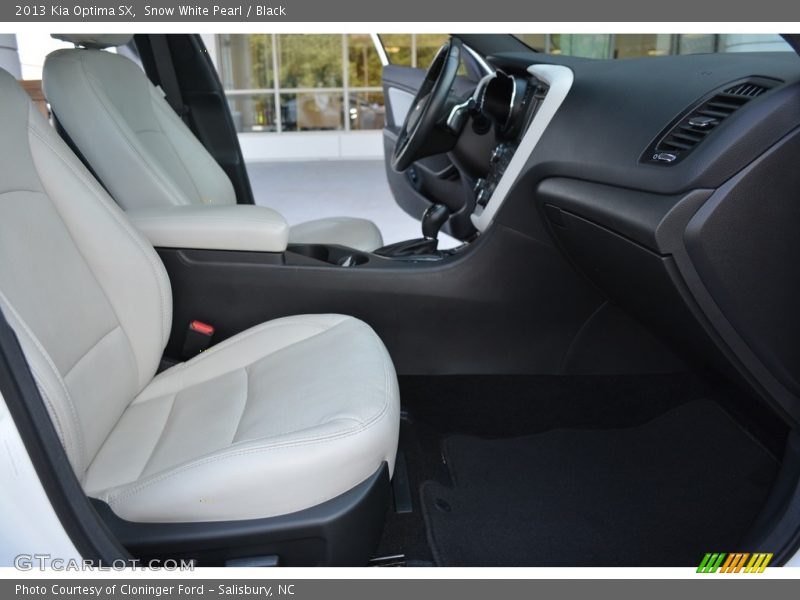 Snow White Pearl / Black 2013 Kia Optima SX