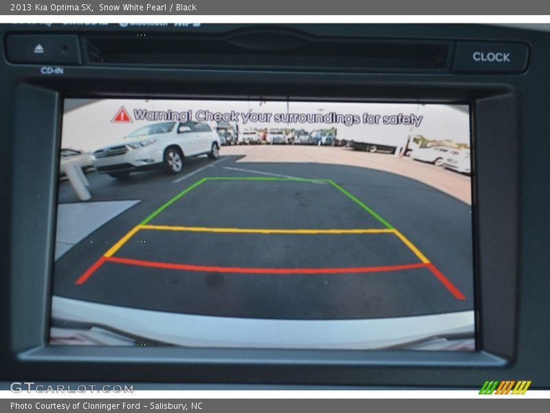 Snow White Pearl / Black 2013 Kia Optima SX