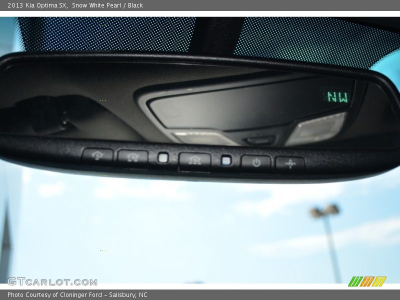 Snow White Pearl / Black 2013 Kia Optima SX