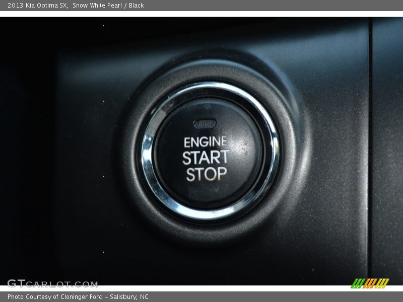 Snow White Pearl / Black 2013 Kia Optima SX