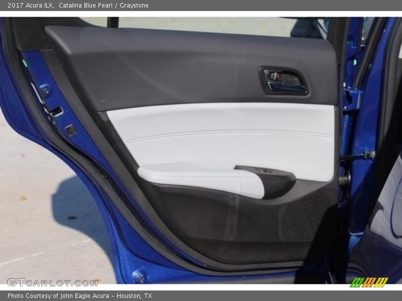 Catalina Blue Pearl / Graystone 2017 Acura ILX