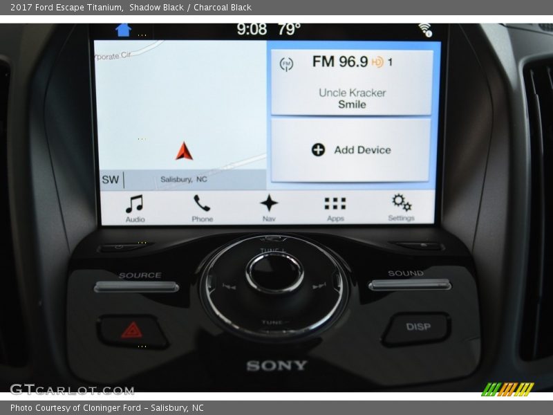 Shadow Black / Charcoal Black 2017 Ford Escape Titanium