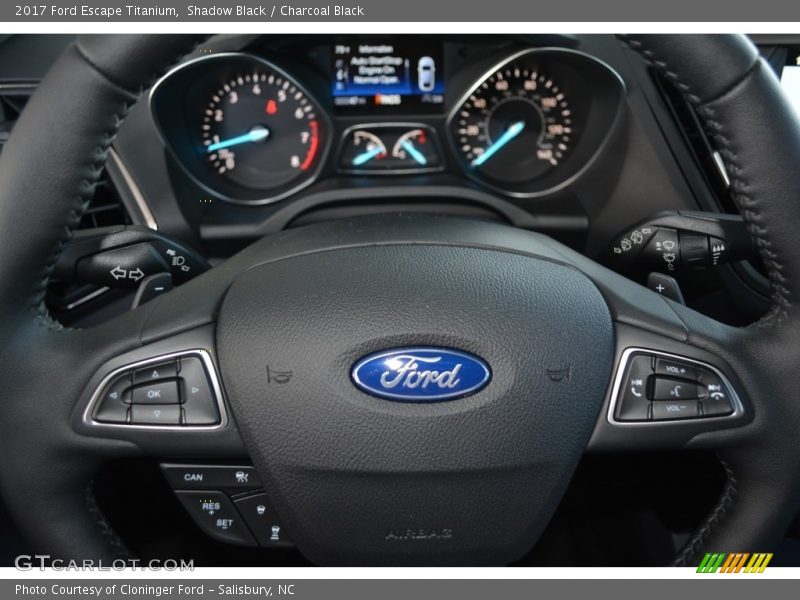Shadow Black / Charcoal Black 2017 Ford Escape Titanium