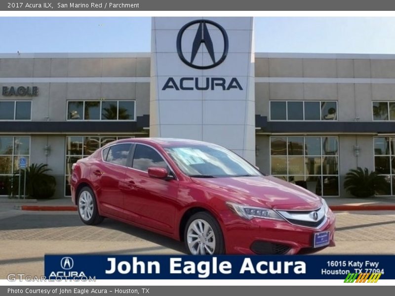 San Marino Red / Parchment 2017 Acura ILX