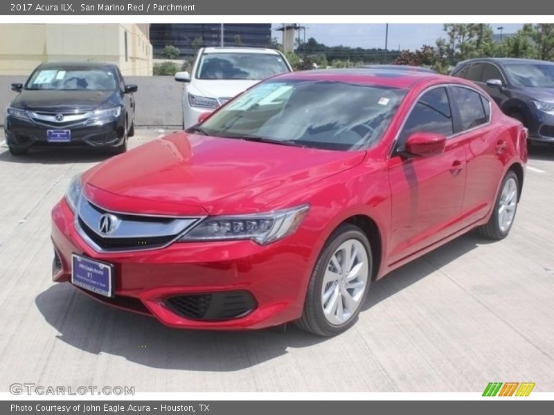 San Marino Red / Parchment 2017 Acura ILX