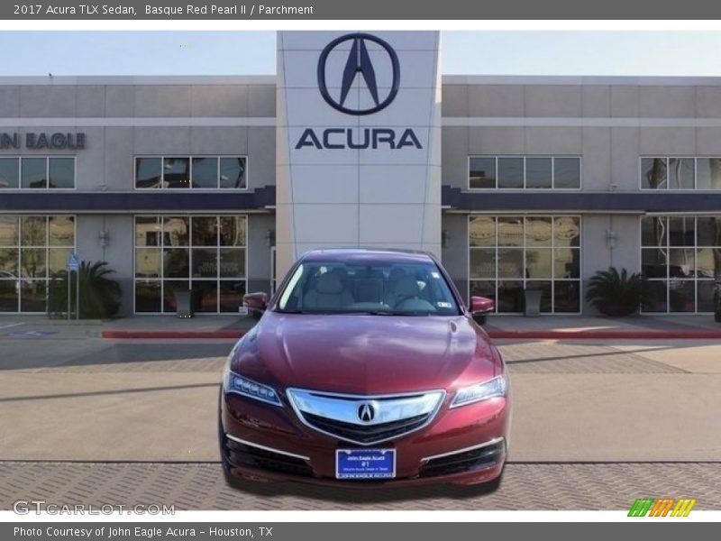 Basque Red Pearl II / Parchment 2017 Acura TLX Sedan