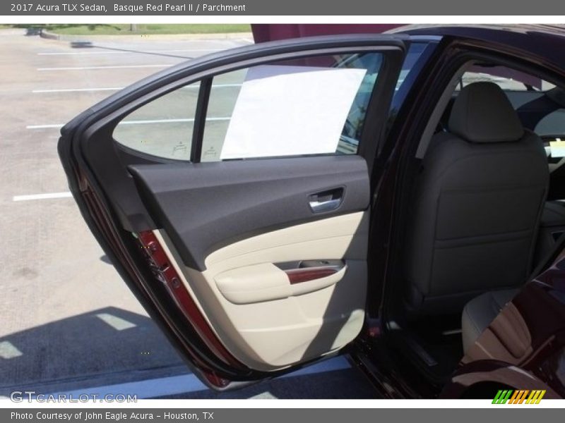 Basque Red Pearl II / Parchment 2017 Acura TLX Sedan