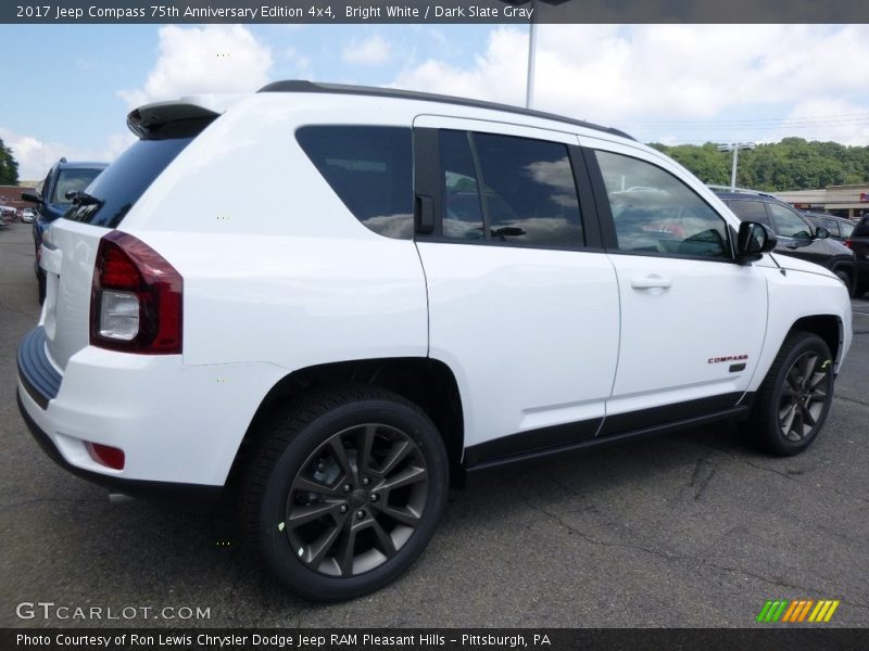 Bright White / Dark Slate Gray 2017 Jeep Compass 75th Anniversary Edition 4x4