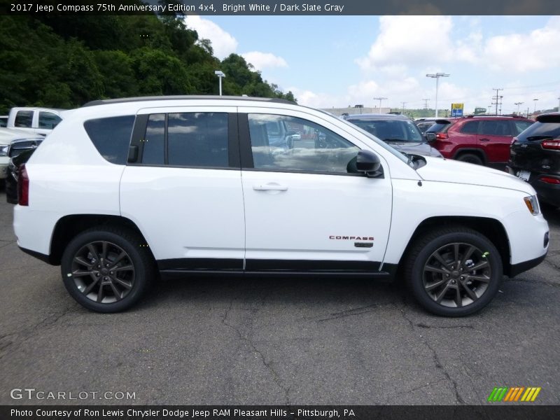 Bright White / Dark Slate Gray 2017 Jeep Compass 75th Anniversary Edition 4x4
