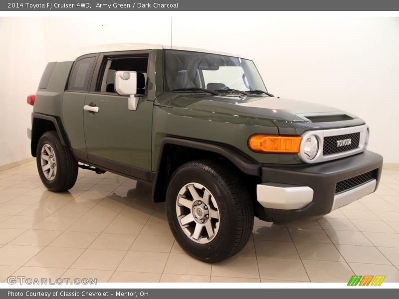 Army Green / Dark Charcoal 2014 Toyota FJ Cruiser 4WD