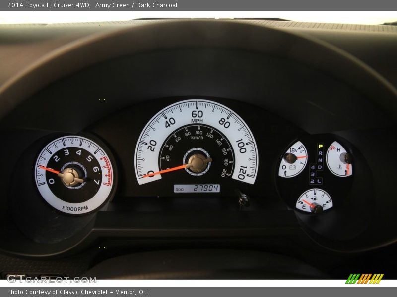 Army Green / Dark Charcoal 2014 Toyota FJ Cruiser 4WD