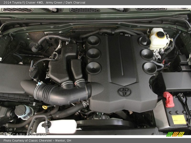 Army Green / Dark Charcoal 2014 Toyota FJ Cruiser 4WD