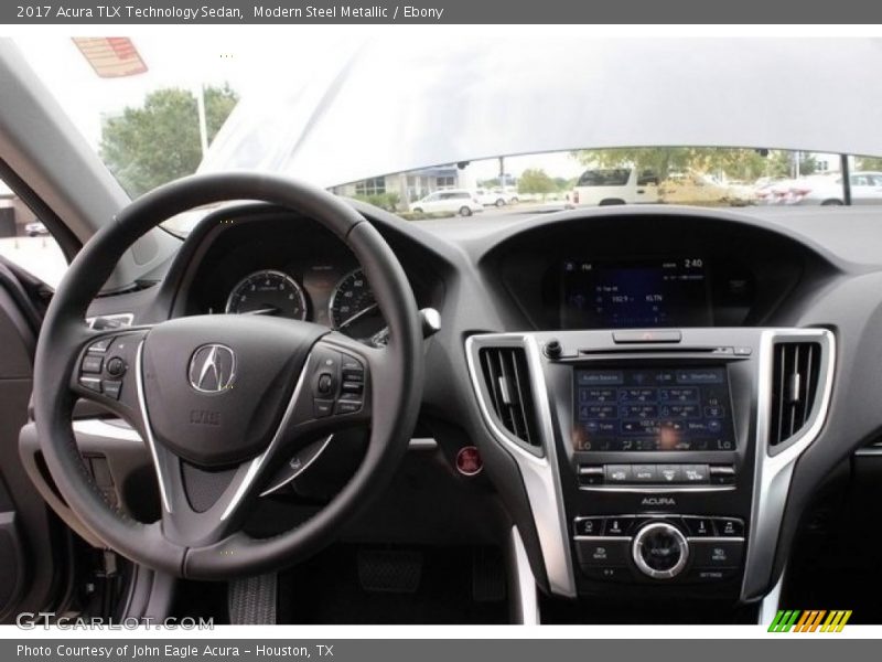 Modern Steel Metallic / Ebony 2017 Acura TLX Technology Sedan