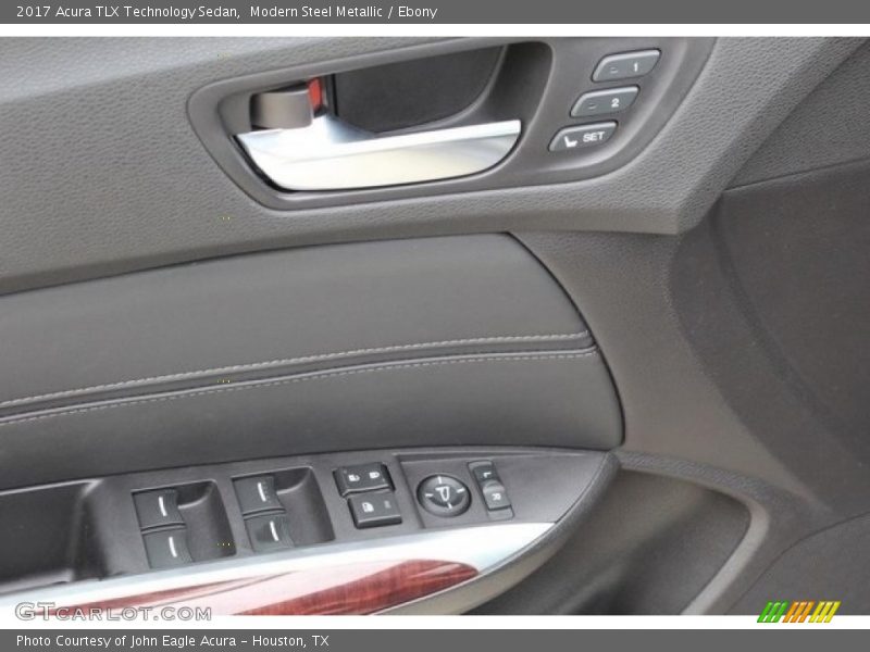 Modern Steel Metallic / Ebony 2017 Acura TLX Technology Sedan