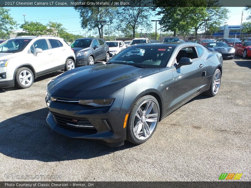 Nightfall Gray Metallic / Jet Black 2017 Chevrolet Camaro LT Coupe