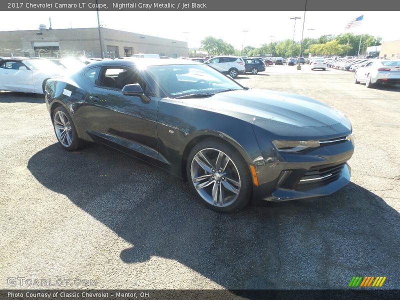 Nightfall Gray Metallic / Jet Black 2017 Chevrolet Camaro LT Coupe