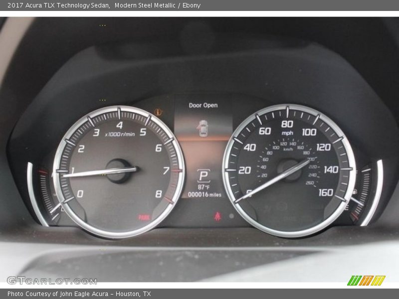 Modern Steel Metallic / Ebony 2017 Acura TLX Technology Sedan