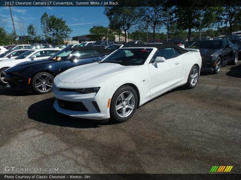 Summit White / Jet Black 2017 Chevrolet Camaro LT Convertible