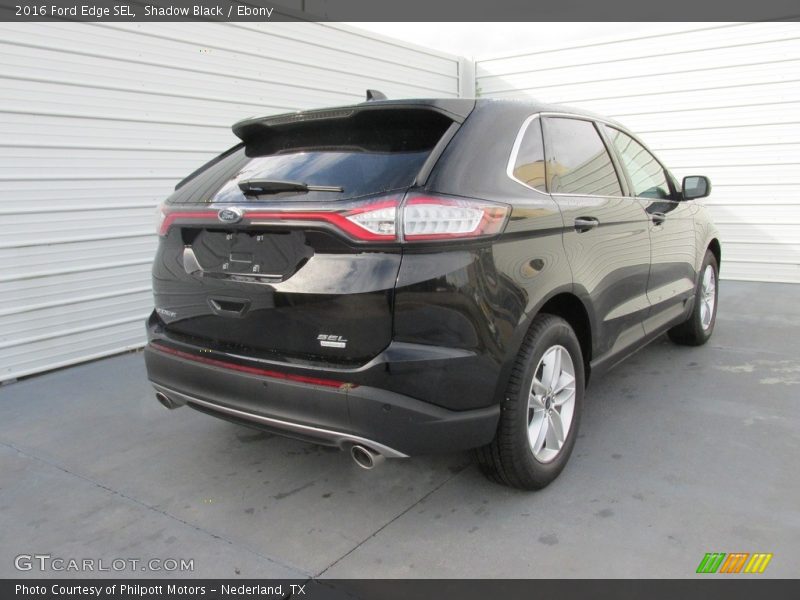 Shadow Black / Ebony 2016 Ford Edge SEL
