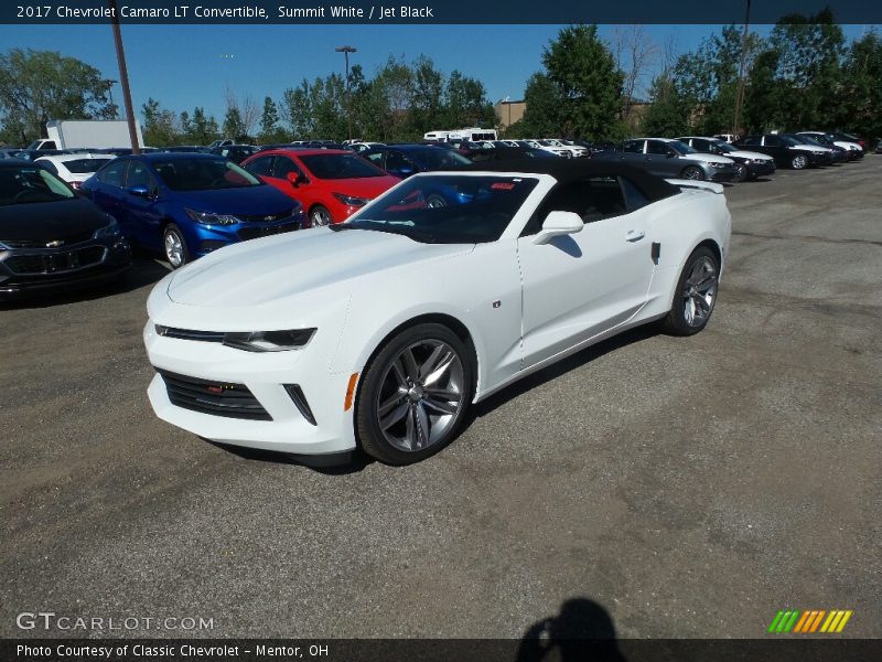 Summit White / Jet Black 2017 Chevrolet Camaro LT Convertible