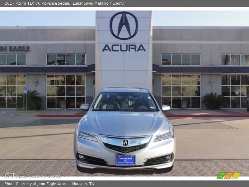 Lunar Silver Metallic / Ebony 2017 Acura TLX V6 Advance Sedan
