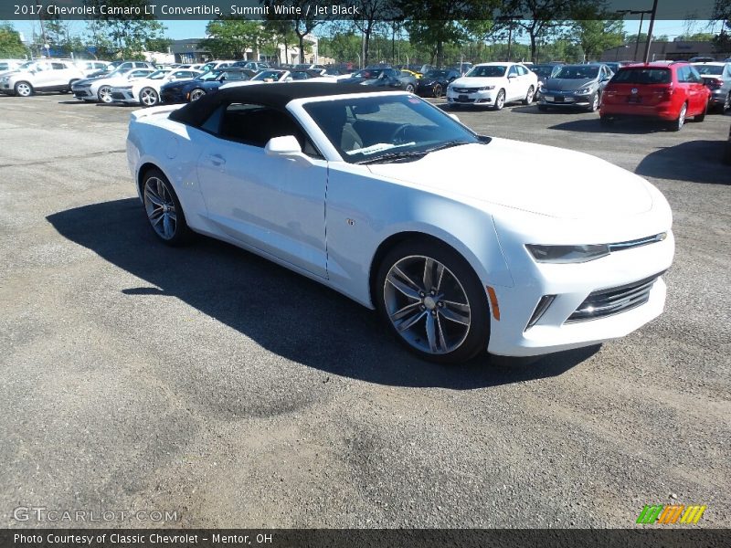 Summit White / Jet Black 2017 Chevrolet Camaro LT Convertible