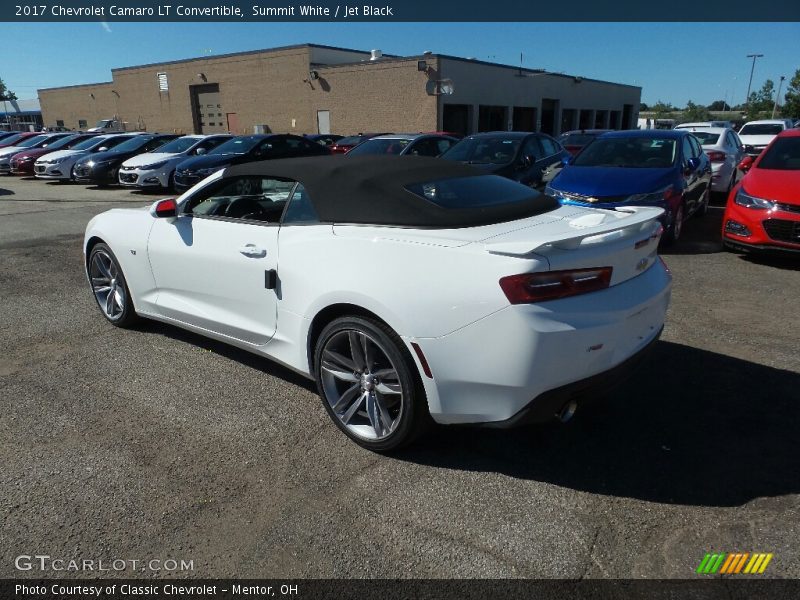 Summit White / Jet Black 2017 Chevrolet Camaro LT Convertible