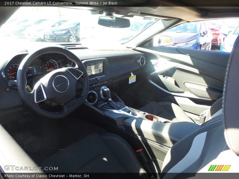 Summit White / Jet Black 2017 Chevrolet Camaro LT Convertible