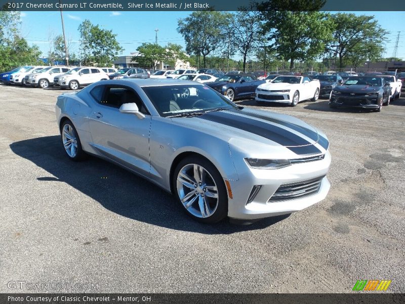Silver Ice Metallic / Jet Black 2017 Chevrolet Camaro LT Convertible