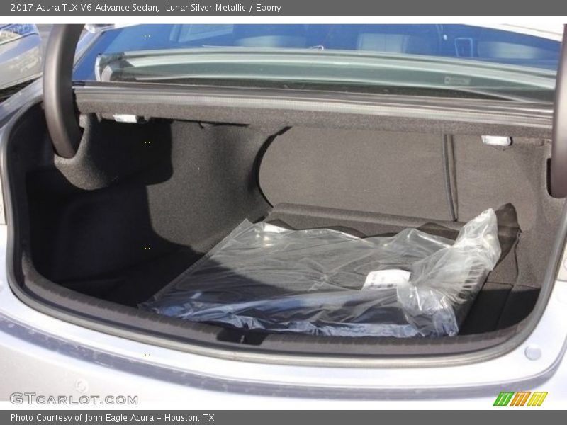 Lunar Silver Metallic / Ebony 2017 Acura TLX V6 Advance Sedan