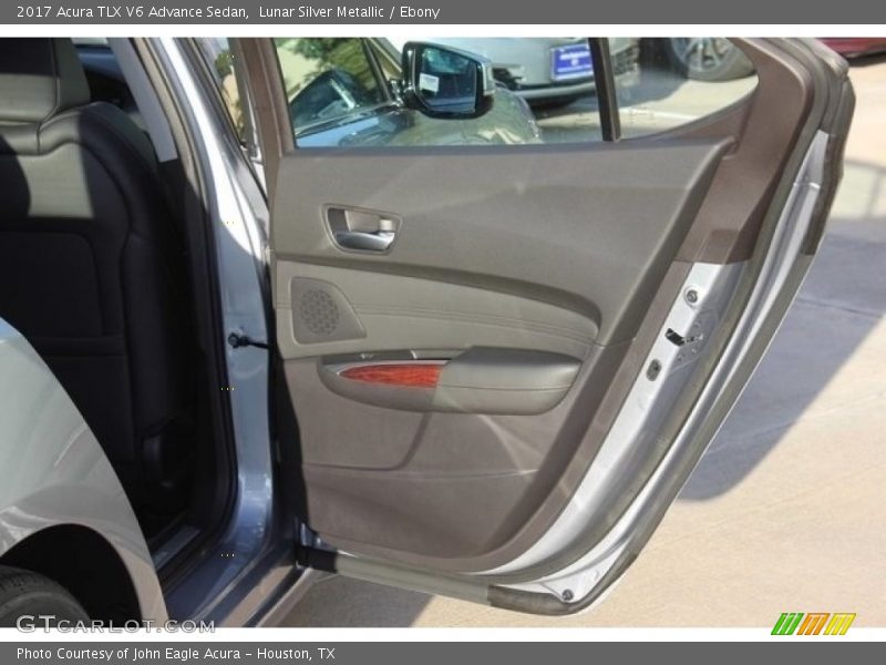 Lunar Silver Metallic / Ebony 2017 Acura TLX V6 Advance Sedan