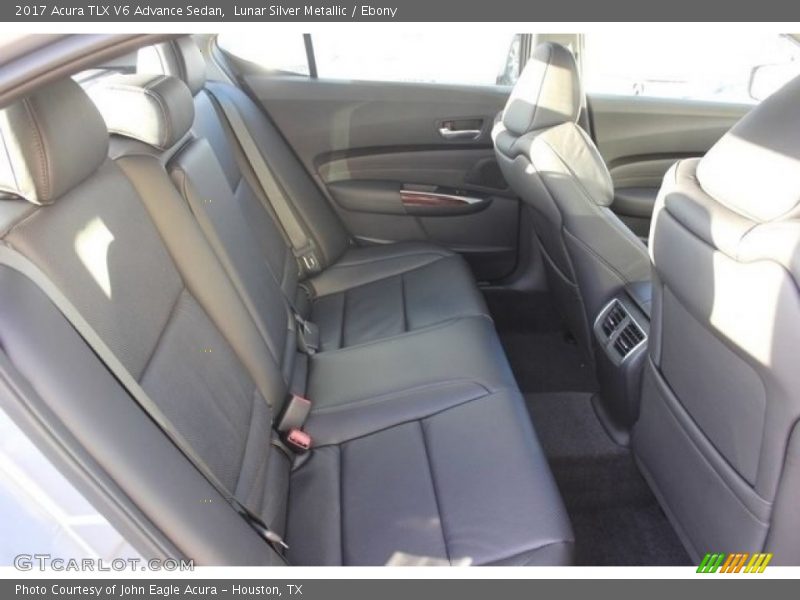 Lunar Silver Metallic / Ebony 2017 Acura TLX V6 Advance Sedan