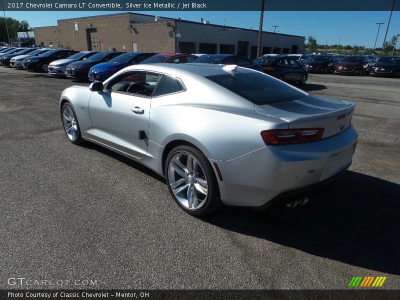 Silver Ice Metallic / Jet Black 2017 Chevrolet Camaro LT Convertible