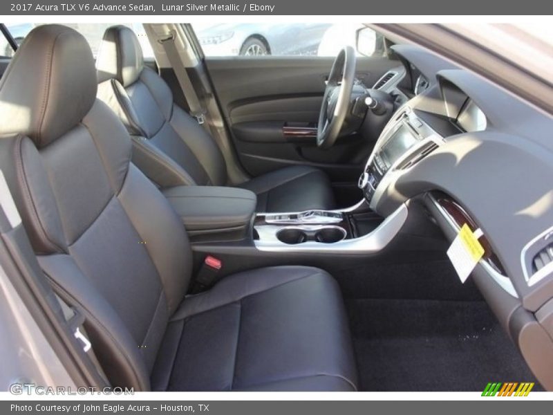 Lunar Silver Metallic / Ebony 2017 Acura TLX V6 Advance Sedan