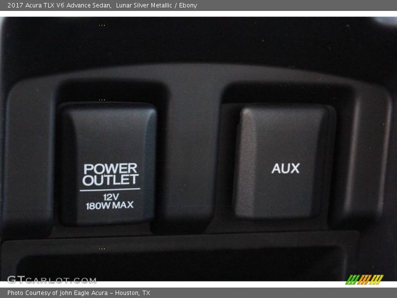 Lunar Silver Metallic / Ebony 2017 Acura TLX V6 Advance Sedan