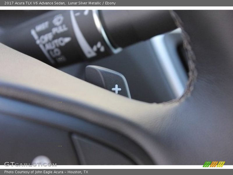 Lunar Silver Metallic / Ebony 2017 Acura TLX V6 Advance Sedan