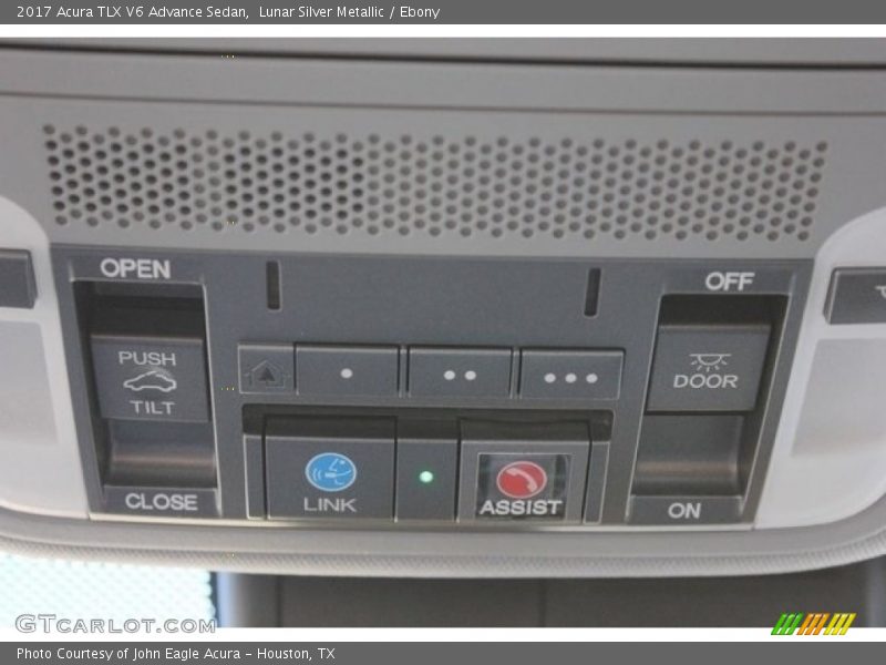 Lunar Silver Metallic / Ebony 2017 Acura TLX V6 Advance Sedan