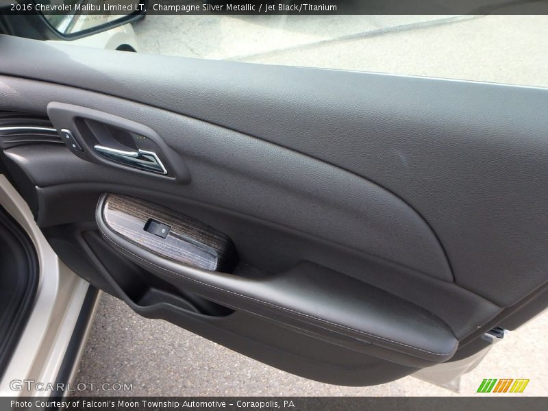 Champagne Silver Metallic / Jet Black/Titanium 2016 Chevrolet Malibu Limited LT