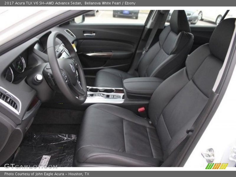 Bellanova White Pearl / Ebony 2017 Acura TLX V6 SH-AWD Advance Sedan