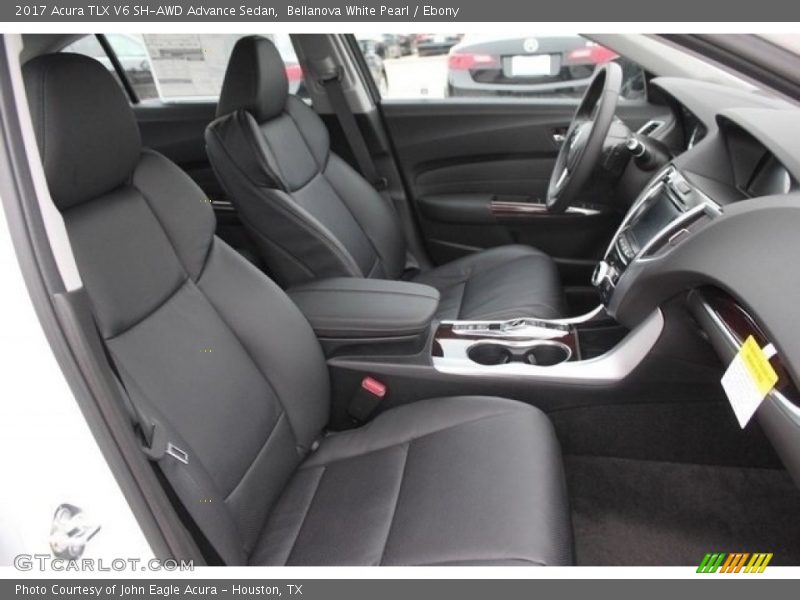 Bellanova White Pearl / Ebony 2017 Acura TLX V6 SH-AWD Advance Sedan