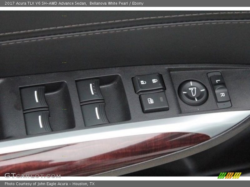 Bellanova White Pearl / Ebony 2017 Acura TLX V6 SH-AWD Advance Sedan