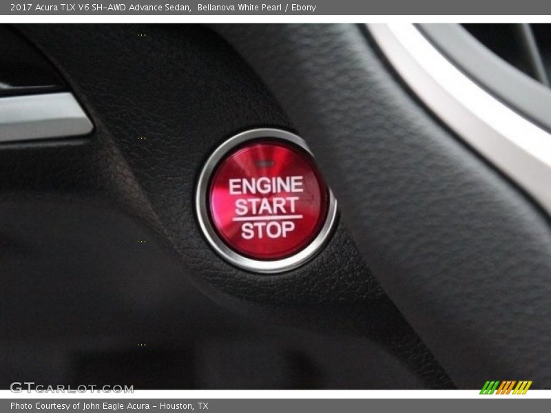 Bellanova White Pearl / Ebony 2017 Acura TLX V6 SH-AWD Advance Sedan