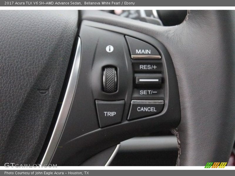 Bellanova White Pearl / Ebony 2017 Acura TLX V6 SH-AWD Advance Sedan