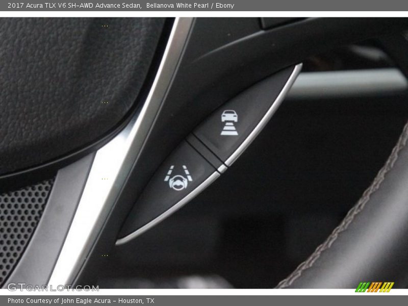 Bellanova White Pearl / Ebony 2017 Acura TLX V6 SH-AWD Advance Sedan